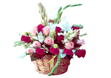 Mixed Flowers Basket